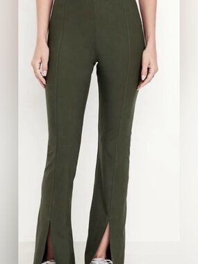 Old Navy Women’s Extra High-Waisted PowerSoft Split-Flare Leggings Sz XL Petite